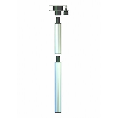 Aliuminio stalo pagrindas H700 mm – 3 dalys 1