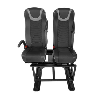 Dviguba sėdynė su Isofix, skirta transporto priemonėms be dvigubo dugno