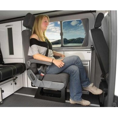 Euroseat A400, vienguba sėdynė su trijų taškų saugos diržu, TÜV patvirtinta, sagtis kairėje Euroseat A400, vienguba sėdynė su trijų taškų saugos diržu, TÜV patvirtinta, sagtis kairėje