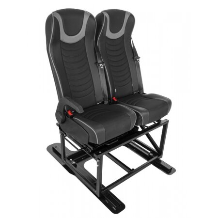 Dviguba sėdynė su Isofix, skirta transporto priemonėms be dvigubo dugno Dviguba sėdynė su Isofix, skirta transporto priemonėms be dvigubo dugno