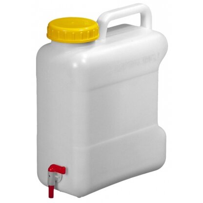Plataus kaklo kanistras su kraneliu, 10L ht