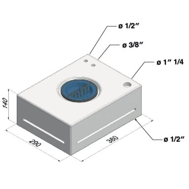 vandens bakas 15l Fix System