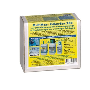 MultiMan YellowBox 250 vandens paleidimas
