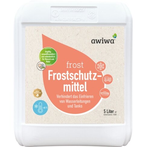 AWIWA antifrizo koncentratas, -45°C, tinkamas geriamajam vandeniui, 5 l