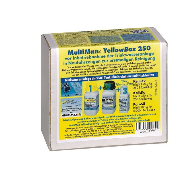 MultiMan YellowBox 250 vandens paleidimas
