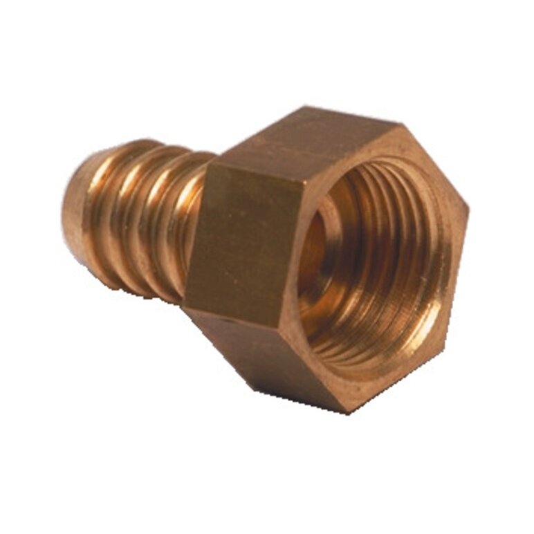 Žalvarinis tarpiklis, tiesus 1/2" x 10 mm