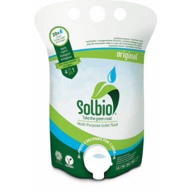 SOLBIO 4 viename daugiafunkcis tualeto skystis – 800 ml