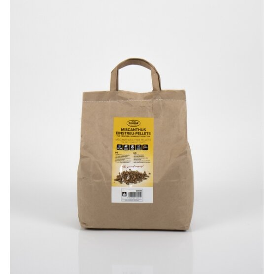 Kompostas / džiovinimo centras / kibiras / sulankstomo tualeto kraikas Miscanthus, 3,5 kg 2