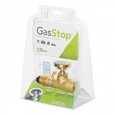 GasStop avarinio stabdymo vožtuvas propano dujų balionams 2