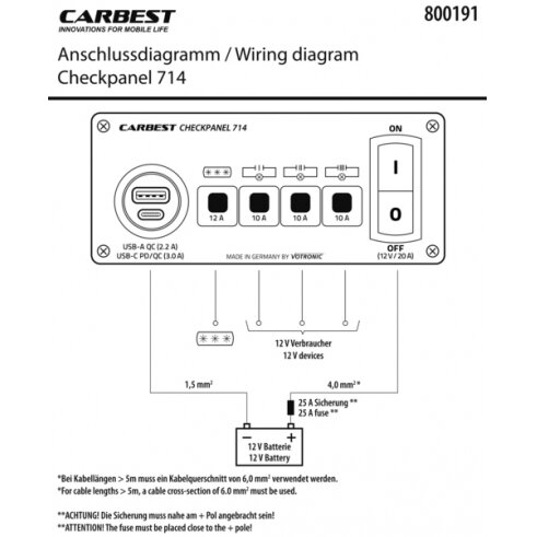 Compact Panel 714 – sidabrinė – USB-A ir USB-C 2