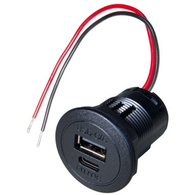 USB-C/A dvigubas lizdas
