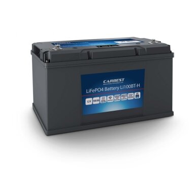 Li100BT-H ličio baterija su Bluetooth technologija ir šildymo funkcija