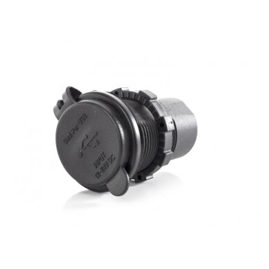 Dvigubas USB įkrovimo lizdas 12V / 24V 1