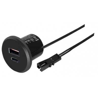 USB/-C įmontuotas lizdas sc