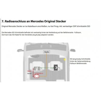 „Plug & play“ radijo adapterio laidas, skirtas Mercedes Sprinter W907/910 2 „Plug & play“ radijo adapterio laidas, skirtas Mercedes Sprinter W907/910 2