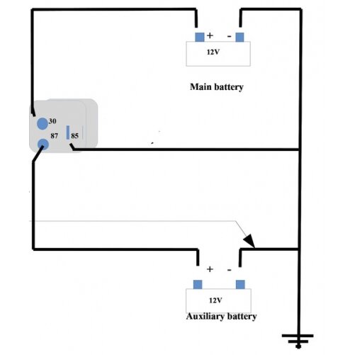 Akumuliatoriaus atjungimo relė E772V2 – 12 V / 120 A (trumpai 180 A) 1