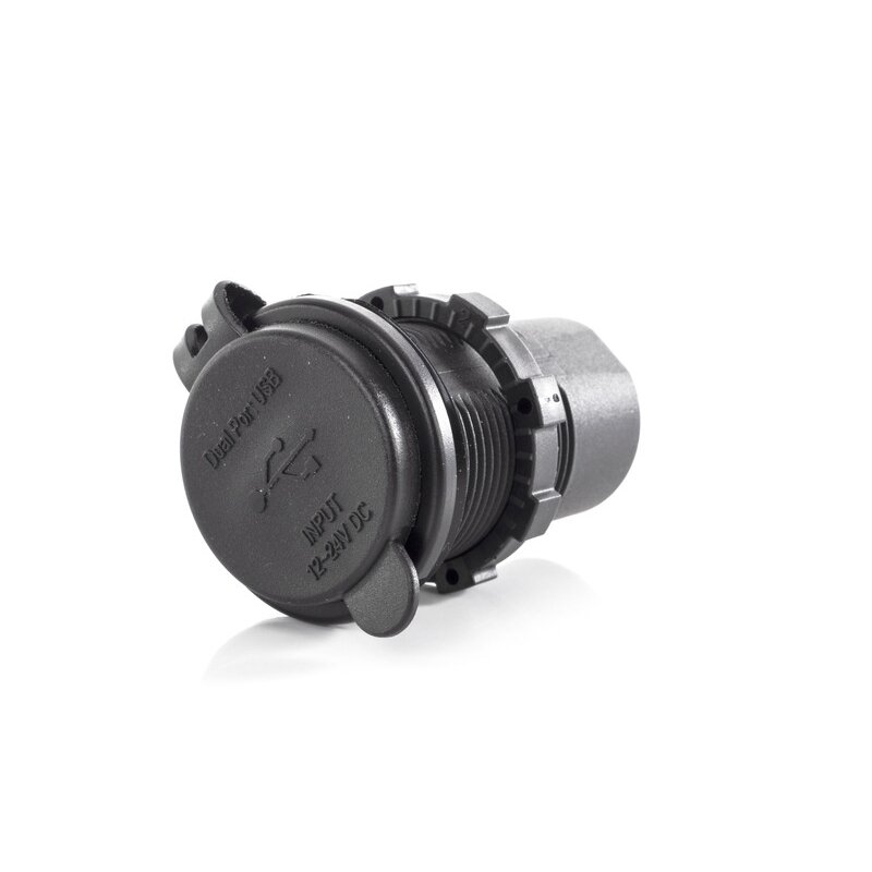 Dvigubas USB įkrovimo lizdas 12V / 24V 1