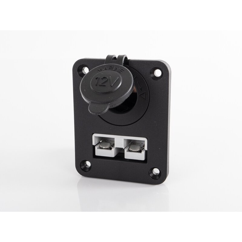 Tvirtinimo skydelis su 12 V maitinimo lizdu ir 50 A jungtimi (Anderson stiliaus) 1