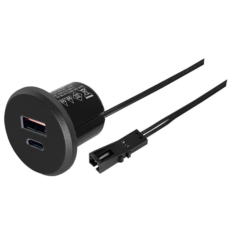 USB/-C įmontuotas lizdas sc