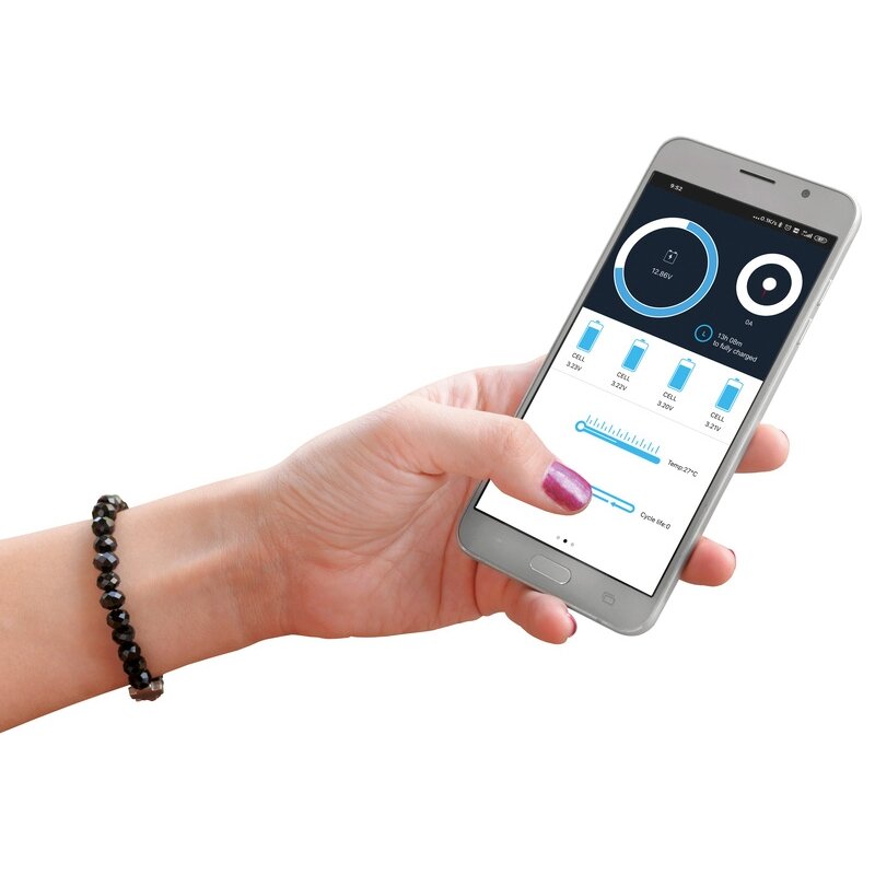 Li100BT-H ličio baterija su Bluetooth technologija ir šildymo funkcija 2 Li100BT-H ličio baterija su Bluetooth technologija ir šildymo funkcija 2