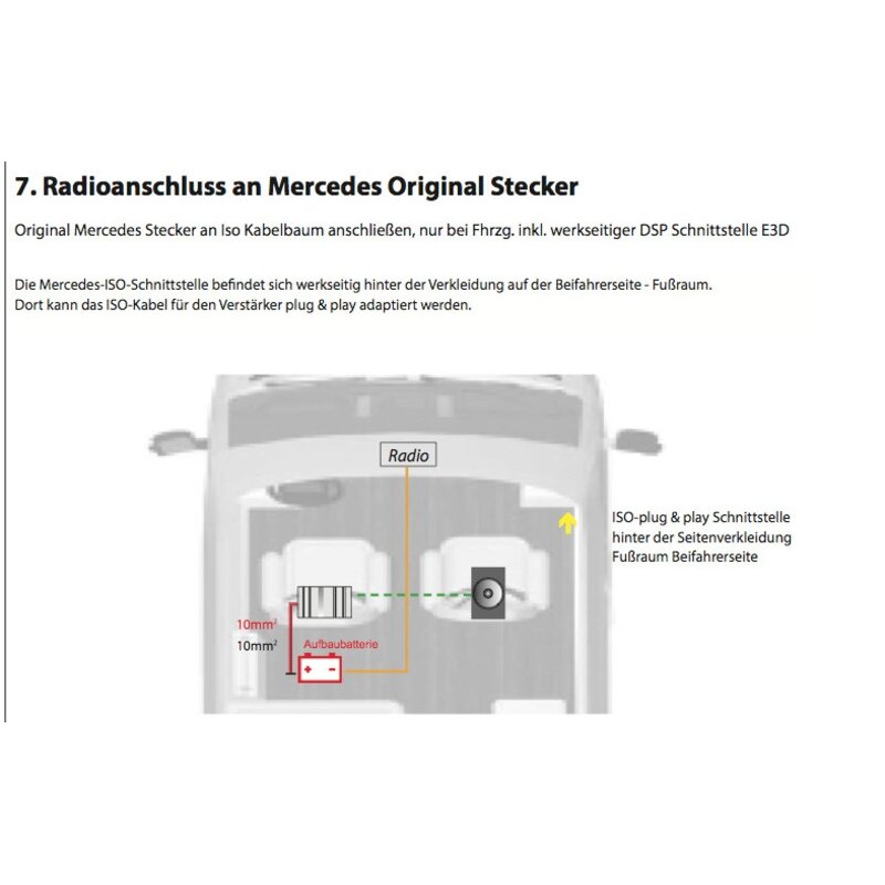 „Plug & play“ radijo adapterio laidas, skirtas Mercedes Sprinter W907/910 2 „Plug & play“ radijo adapterio laidas, skirtas Mercedes Sprinter W907/910 2