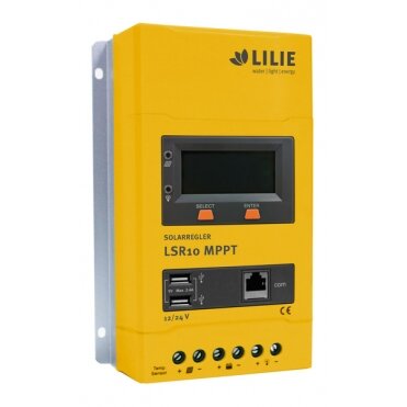 Saulės energijos įkrovimo valdiklis LSR 40M – 12/24 V – 40 A