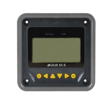 LCD saulės modulio valdiklis 12/24V