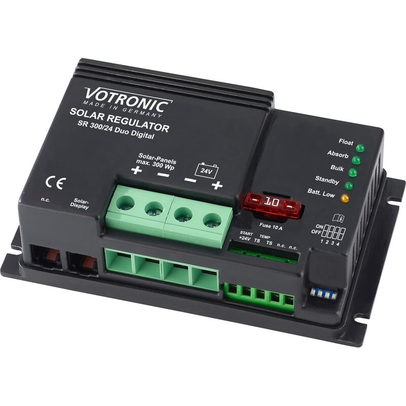 Saulės energijos įkrovimo valdiklis SR 300-24 Duo Digital – 24 V