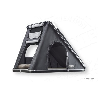 AUTOHOME kieto apvalkalo stogo palapinė COLUMBUS VARIANT – LARGE – juoda Storm