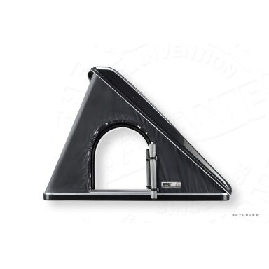 AUTOHOME kieto apvalkalo stogo palapinė COLUMBUS VARIANT – LARGE – juoda Storm