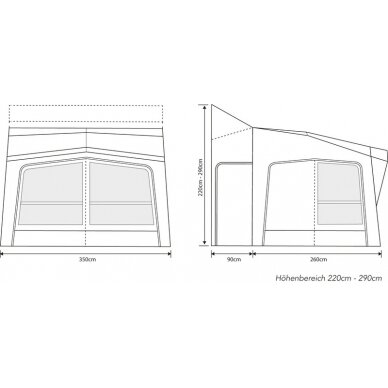 Outdoor Revolution ESPRIT PRO X 350M tentas 5 Outdoor Revolution ESPRIT PRO X 350M tentas 5
