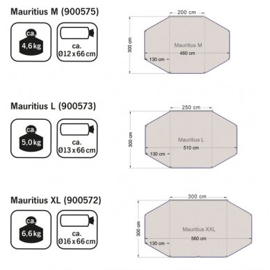 RE-TENT stogelis nuo saulės MAURITIUS 11 RE-TENT stogelis nuo saulės MAURITIUS 11