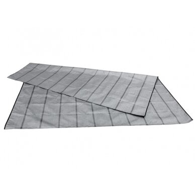 Palapinės kilimas pilkas 2,5x2,6m 1