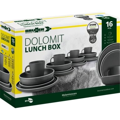 DOLOMIT GREY indų rinkinys