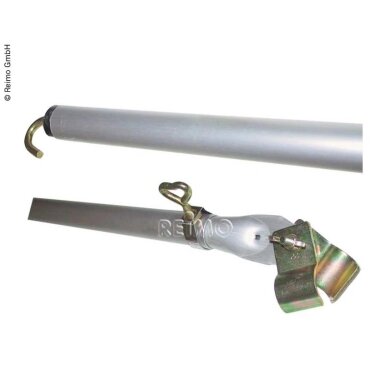 Plieninis kraigo stulpas 1,2 - 2,05 m, dviejų dalių, Ø22x19 mm