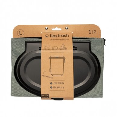 Flextrash šiukšliadėžė Ocean Green – 9 litrai 4