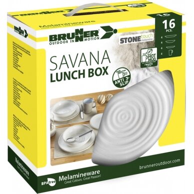 Melamino indų rinkinys SAVANA 2 Melamino indų rinkinys SAVANA 2