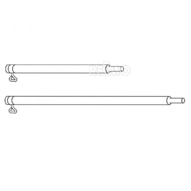Prailginimo stulpas aliuminis 0,5m, Ø32 x 1,5mm Prailginimo stulpas aliuminis 0,5m, Ø32 x 1,5mm