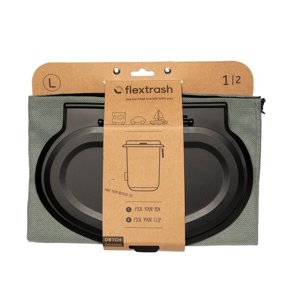 Flextrash šiukšliadėžė Ocean Green – 9 litrai 4 Flextrash šiukšliadėžė Ocean Green – 9 litrai 4