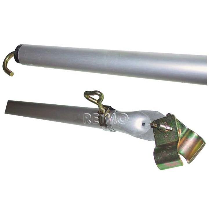 Plieninis kraigo stulpas 2,15 - 3,0 m, trijų dalių, Ø25x22 mm