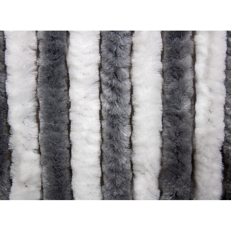 Velcro užuolaida 56x185 pilka/balta 1 Velcro užuolaida 56x185 pilka/balta 1