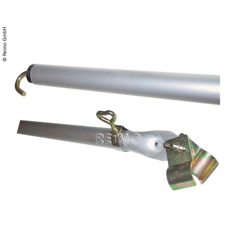 Plieninis kraigo stulpas 1,2 - 2,05 m, dviejų dalių, Ø22x19 mm Plieninis kraigo stulpas 1,2 - 2,05 m, dviejų dalių, Ø22x19 mm
