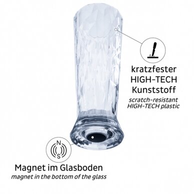 Magnetinės plastikinės taurės ALUS 0,5 l - rinkinys iš 2 2