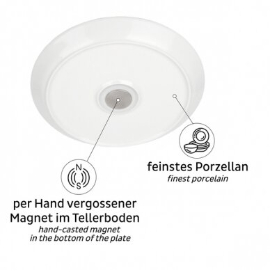 2 magnetinės porcelianinės lėkštės 2