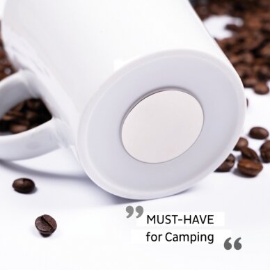 Porcelianinės magnetinės taurės su rankena CAMPING – 2vnt rinkinys 6 Porcelianinės magnetinės taurės su rankena CAMPING – 2vnt rinkinys 6