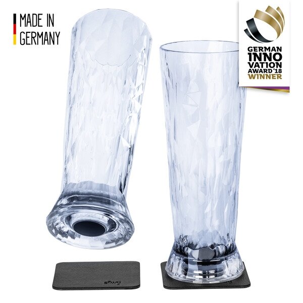 Magnetinės plastikinės taurės ALUS 0,5 l - rinkinys iš 2