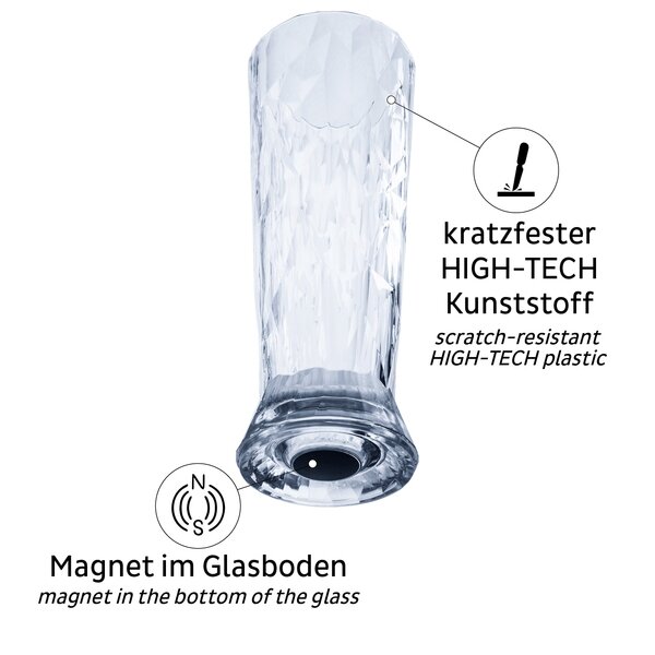 Magnetinės plastikinės taurės ALUS 0,5 l - rinkinys iš 2 2
