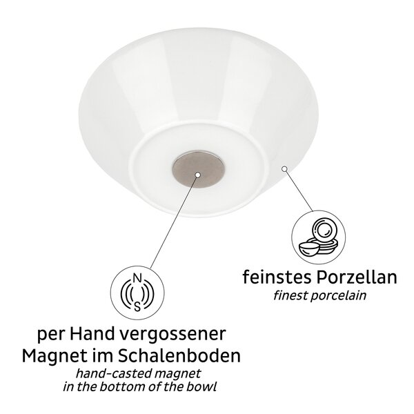 2 magnetiniai porcelianiniai dubenėliai – 0,4 l 2