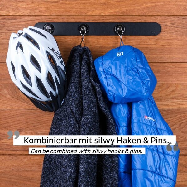 SILWY metalinis strypas – baltas arba juodas / ilgis 25 arba 50 cm 6