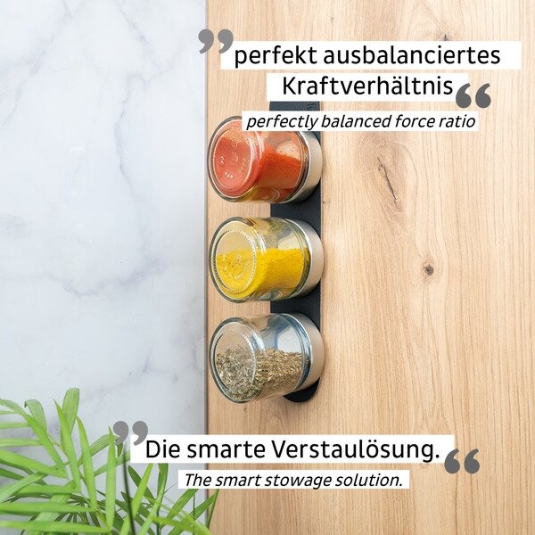 Maisto magnetiniai stiklainiai JUODOS & CLASSY – 125 ml 4